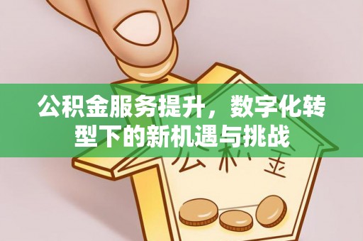 平房公积金服务提升，数字化转型下的新机遇与挑战