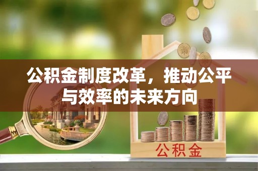 平房公积金制度改革，推动公平与效率的未来方向