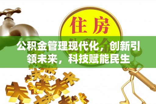 平房公积金管理现代化，创新引领未来，科技赋能民生