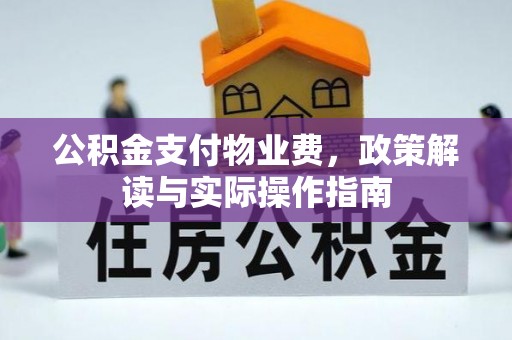 平房公积金支付物业费，政策解读与实际操作指南